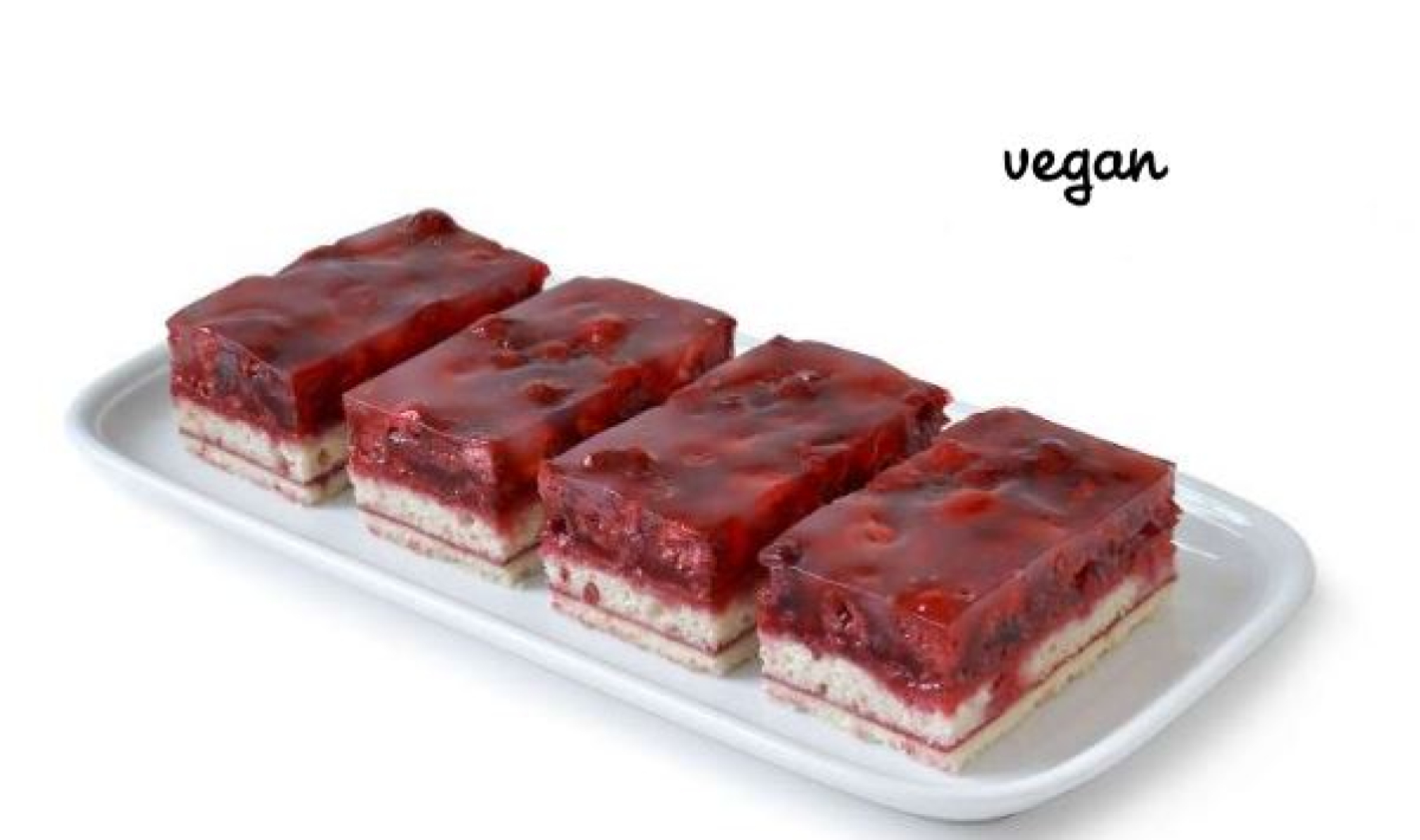 Bio Himbeer Schnitte