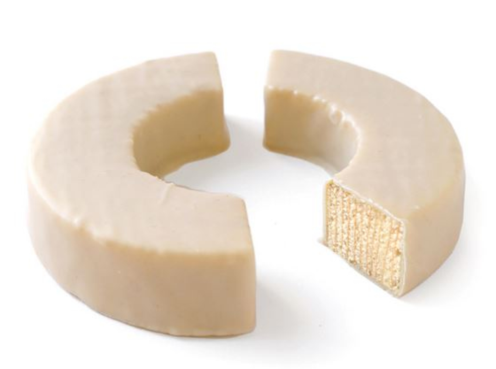 Baumkuchen, Weiß, halber Ring
