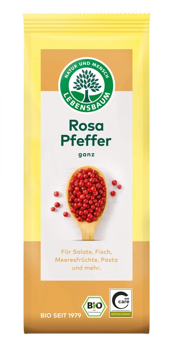 Pfeffer, rosa, ganz