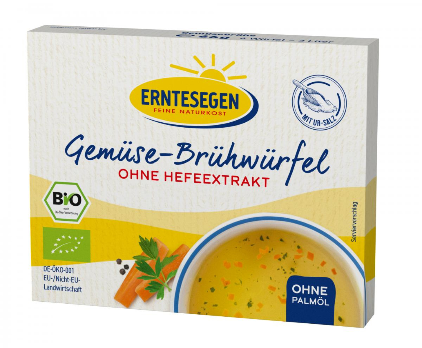Gemüse-Brühwürfel hefefrei 6 Stk