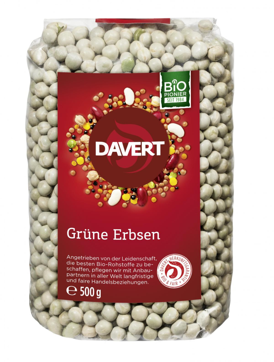Erbsen, grün  500g