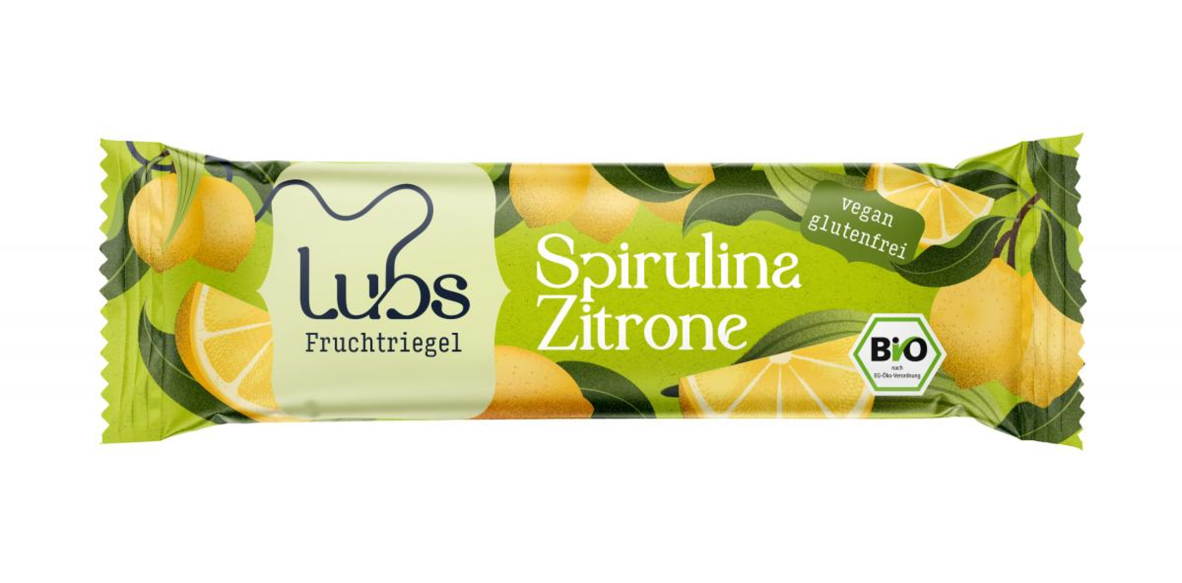 Spirulina Zitrone Fruchtriegel  40g