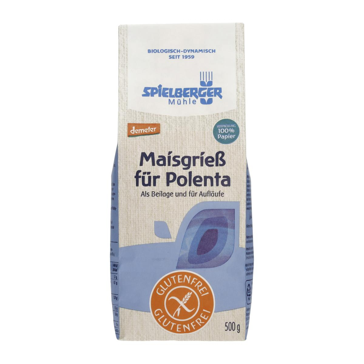 Polenta (Maisgrieß), Demeter  500g