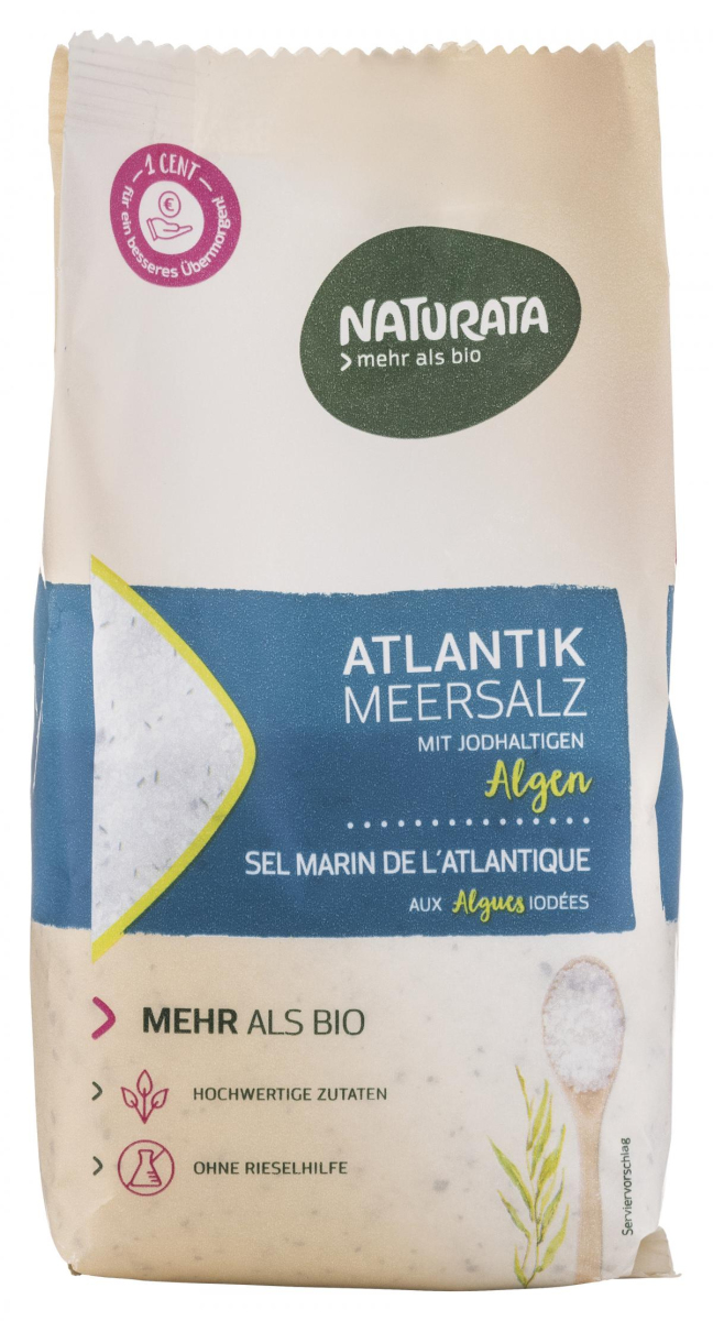 Atlantik-Meersalz m.jodhaltigen Algen 500g