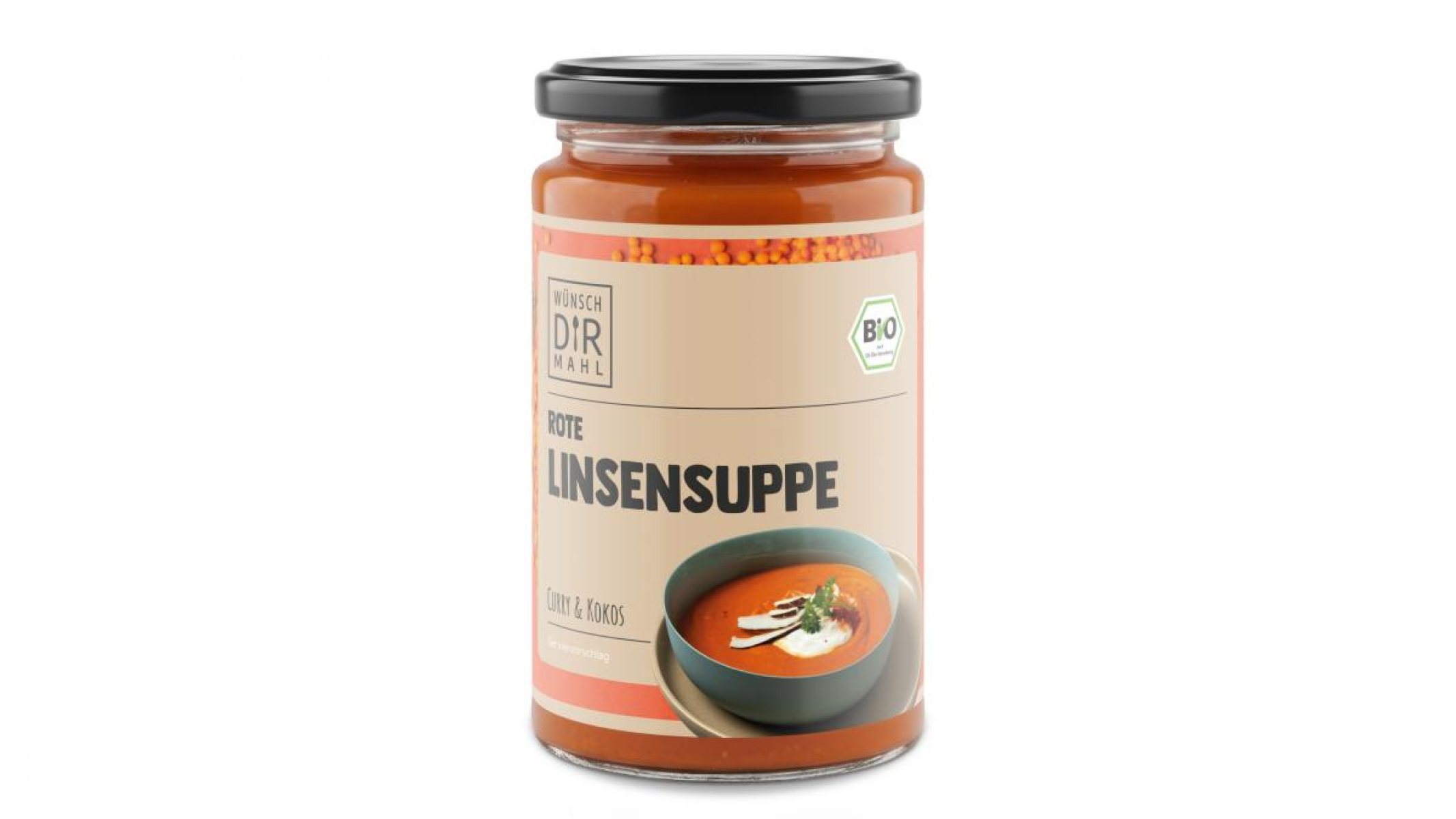 Suppen Rote Linsen mit Kokos & Curry  380g