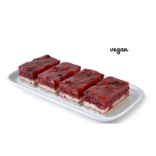 Bio Himbeer Schnitte