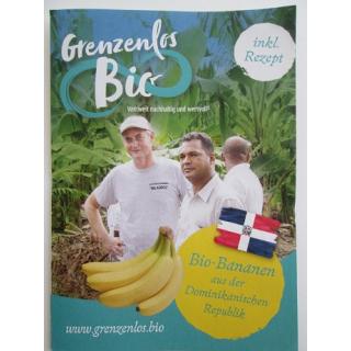 Flyer "Bio Bananen aus der Dominikanischen Republik"