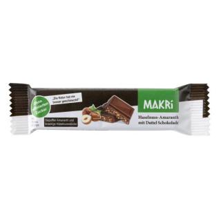 MAKRI Dattel Schokoriegel Haselnuss Amaranth  25g