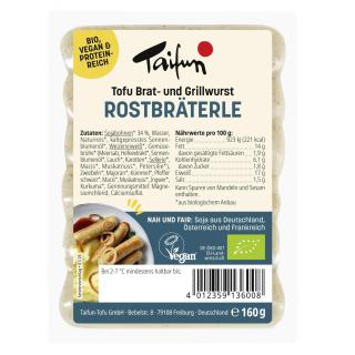 Tofu-Rostbräterle 6er-Pack  160g