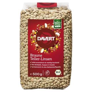 Braune Teller-Linsen 500g