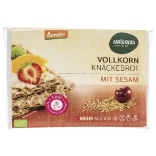 Vollkorn-Knäckebrot mit Sesam