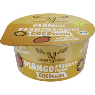 Cocovegan Joghurtaltern. Mango Passionsfrucht
