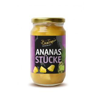 Ananasstücke in Ananassaft  370ml ATG 200g