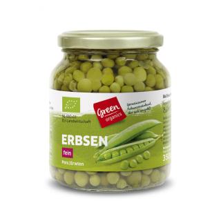 GREEN Erbsen, fein, kleines Glas