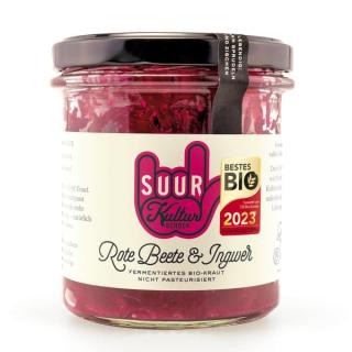 Fermentiertes Gemüse Rote Beete & Ingwer  240g