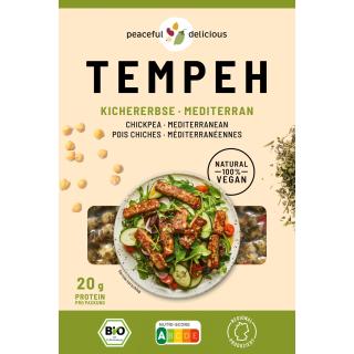Tempeh Block Kichererbsen Mediterran  200g