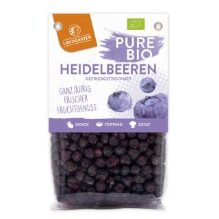 Pure Heidelbeeren, gefriergetrocknet  20g