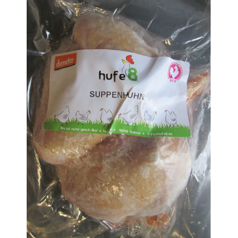 TK hufe8-Suppenhuhn,  ca. 1,1kg