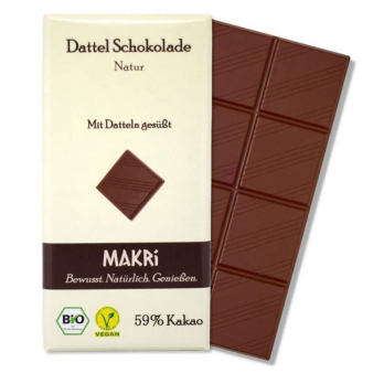 MAKRI Dattel Schokolade NATUR 59%