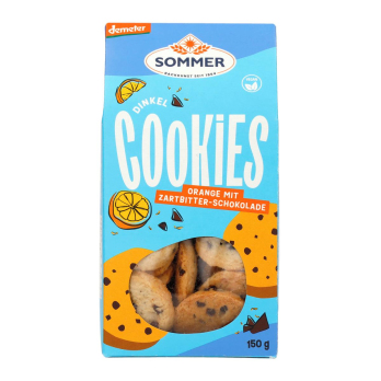 Dinkel Schoko-Orange Cookies, vegan