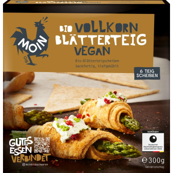 TK Blätterteig Vollkorn, vegan 6x50g