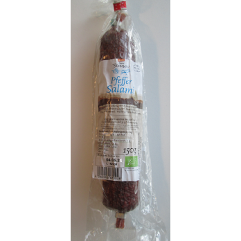 Demeter-Pfeffersalami 150g  Rind + Schwein
