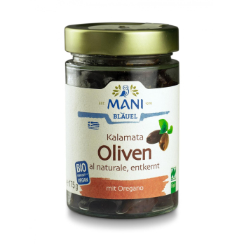 Mani Kalamata Oliven al naturale, entkernt, 175g