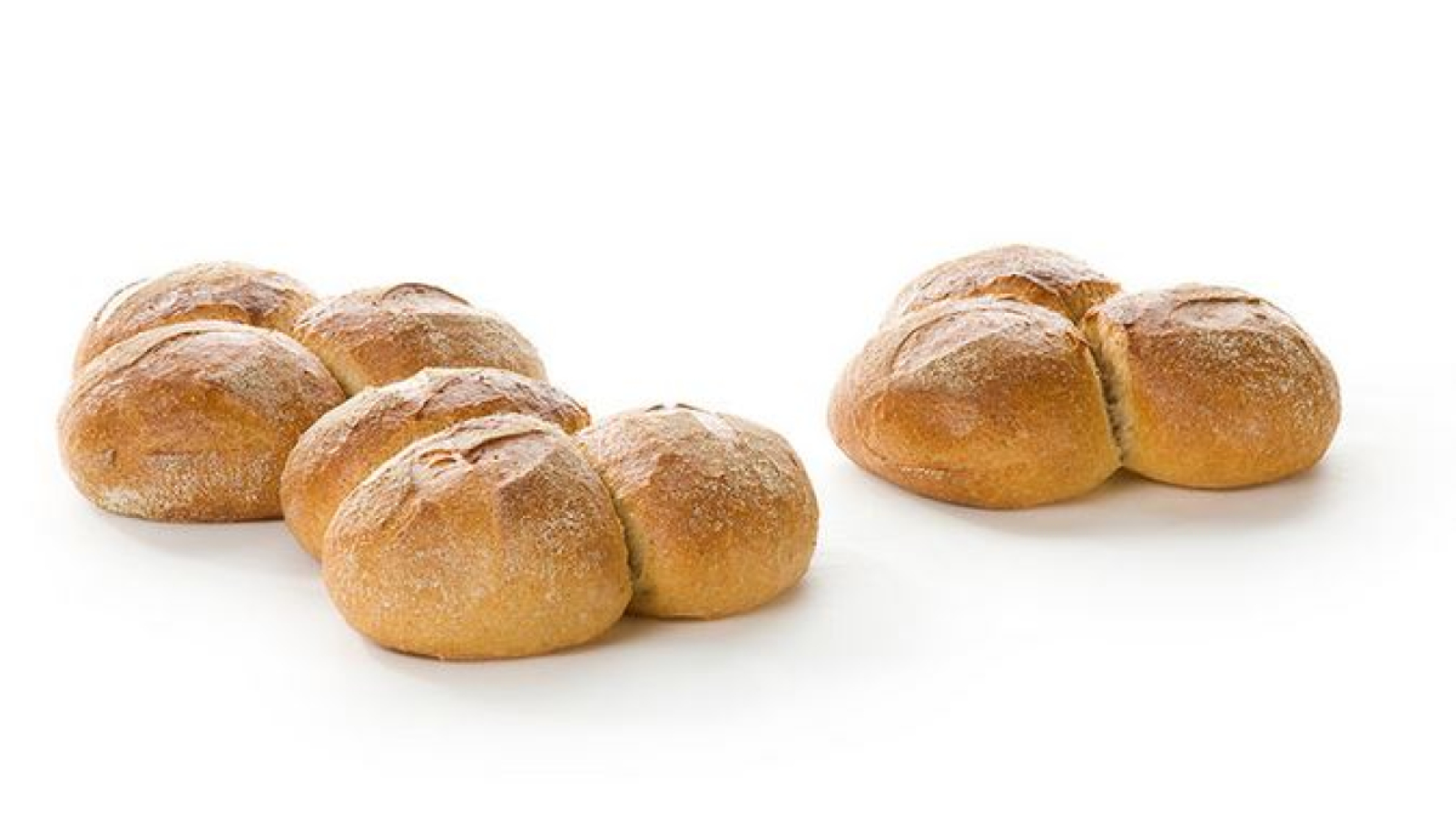 Sauerteigbrötchen "Drillinge"