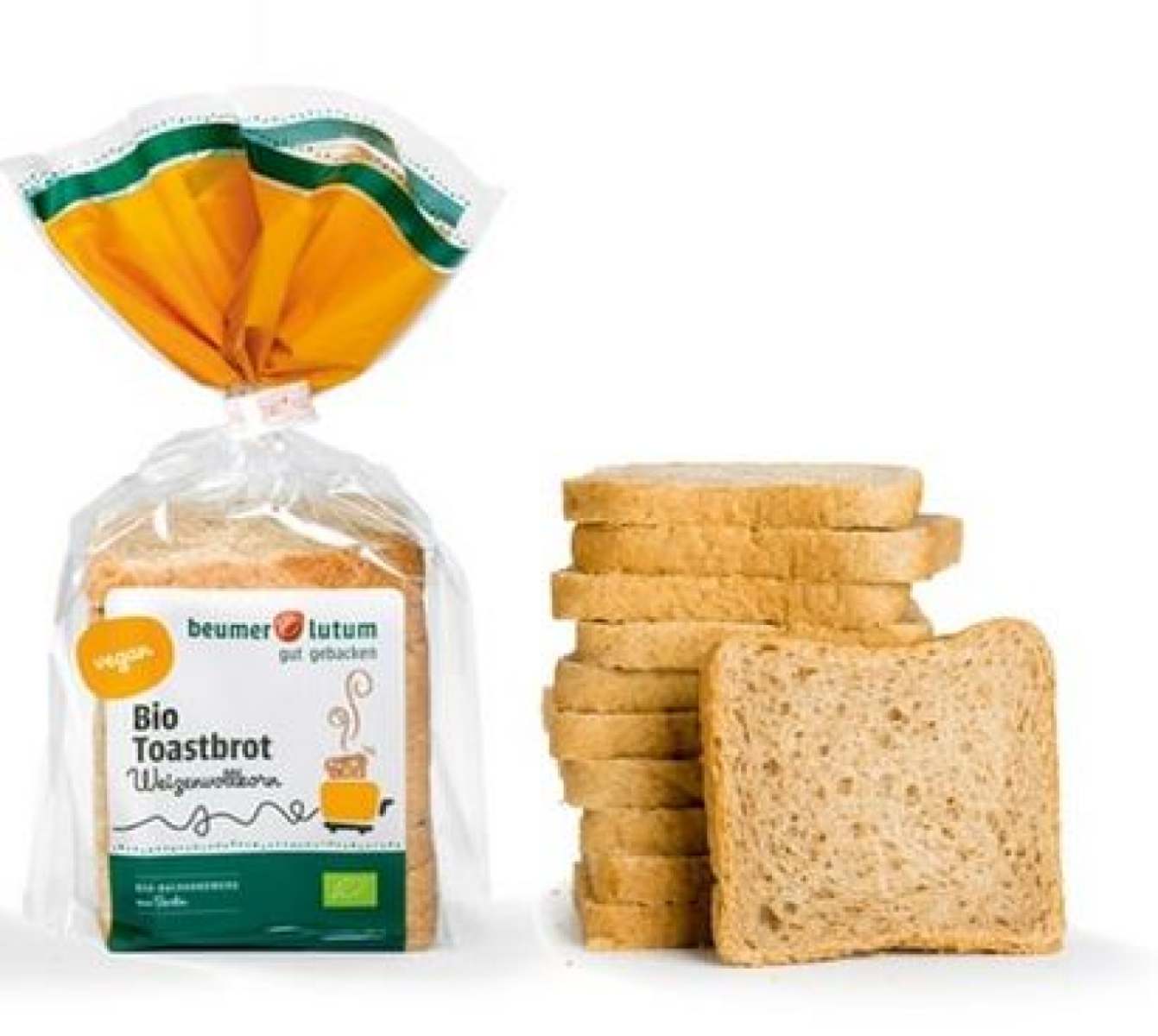 Weizenvollkorn Toast, 250g in Scheiben