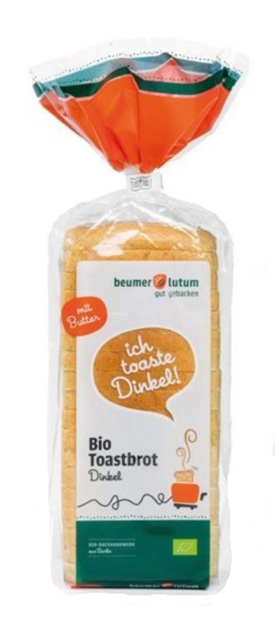 Dinkeltoast, 500g in Scheiben