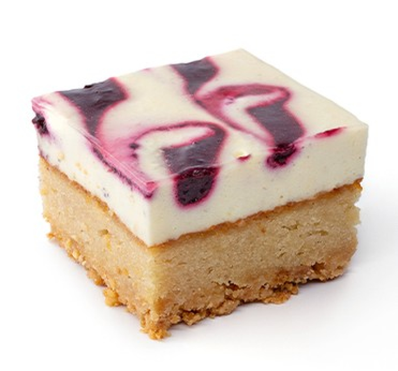 Mandelkuchen mit Bayerischer Creme und Cassis