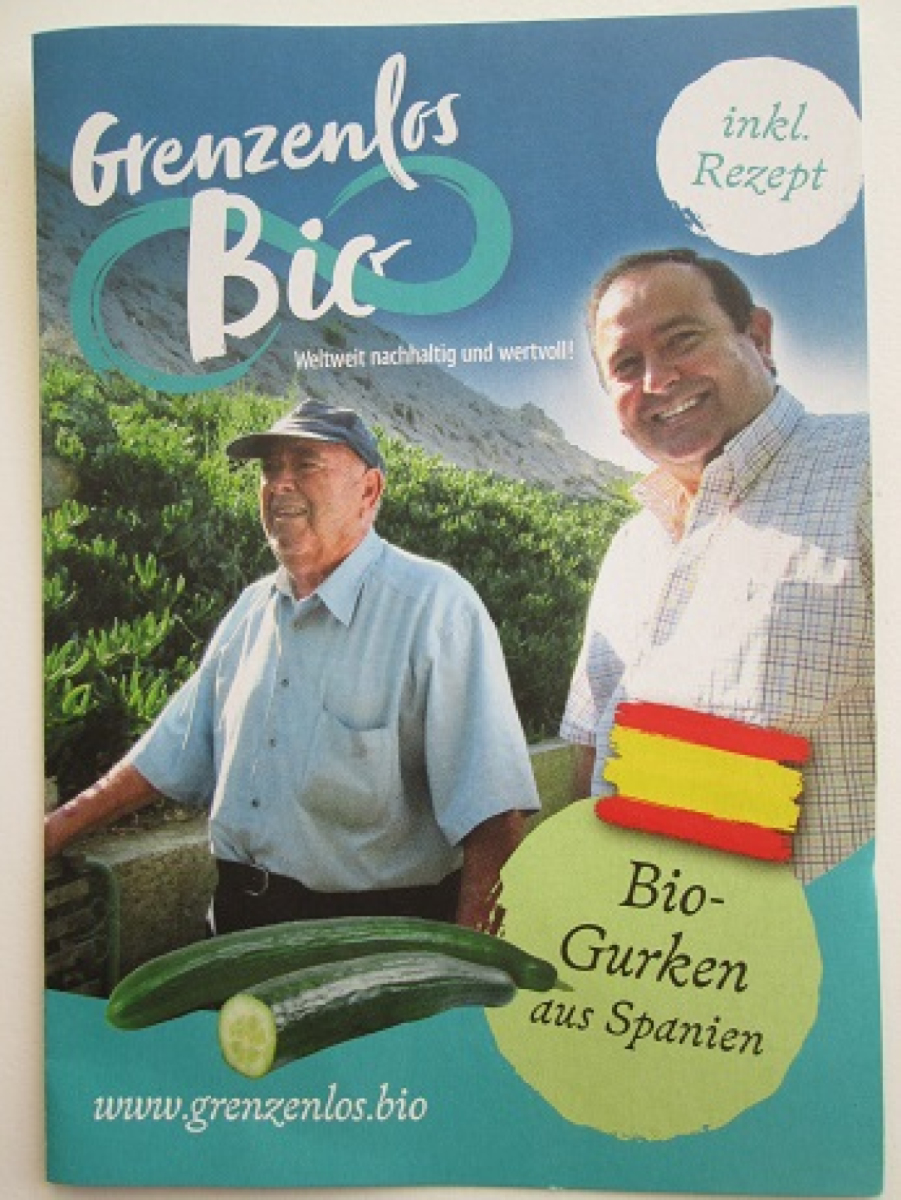 Flyer "Bio Gurken aus Spanien"