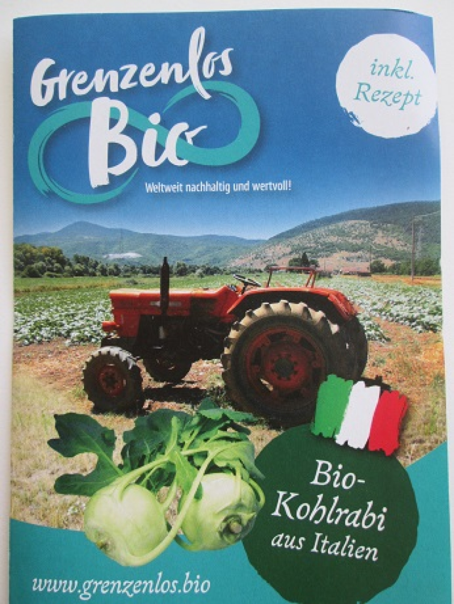 Flyer "Bio Kohlrabi aus Italien"