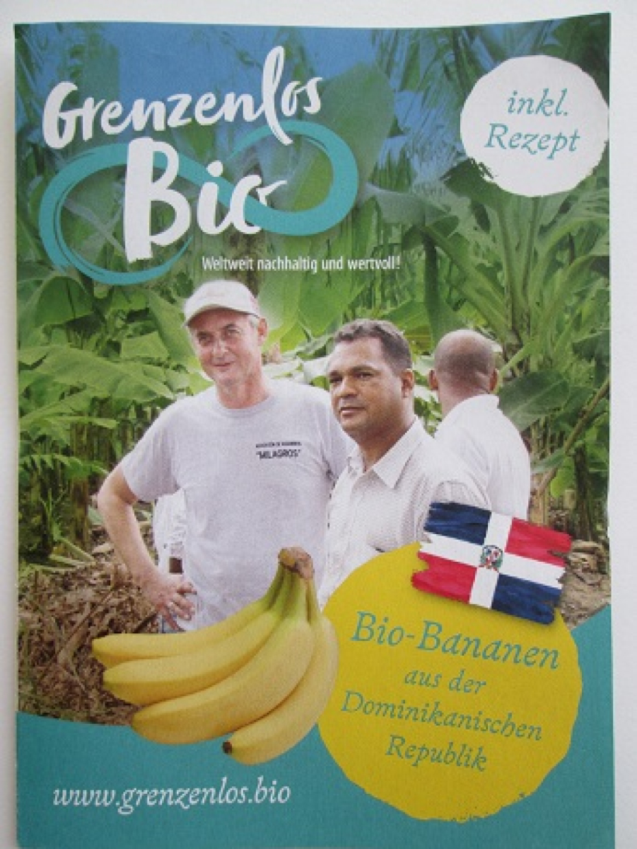 Flyer "Bio Bananen aus der Dominikanischen Republik"