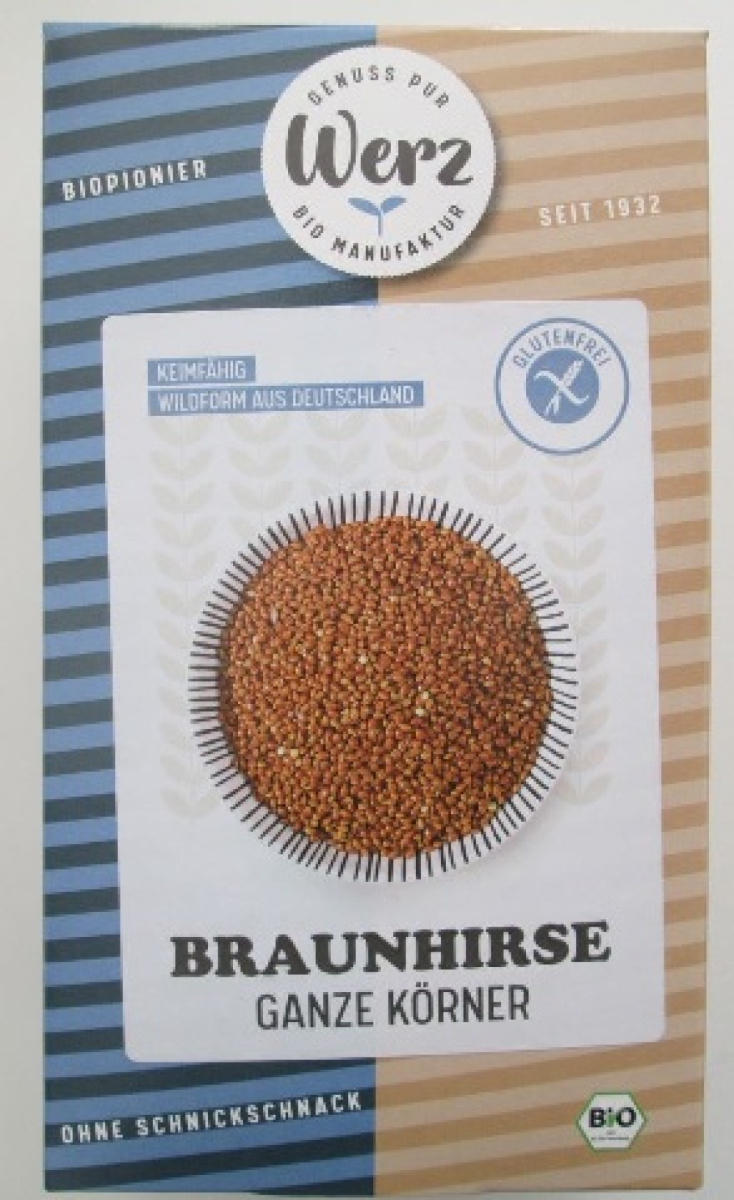 Werz Braunhirse, ganz, keimfähig  500g