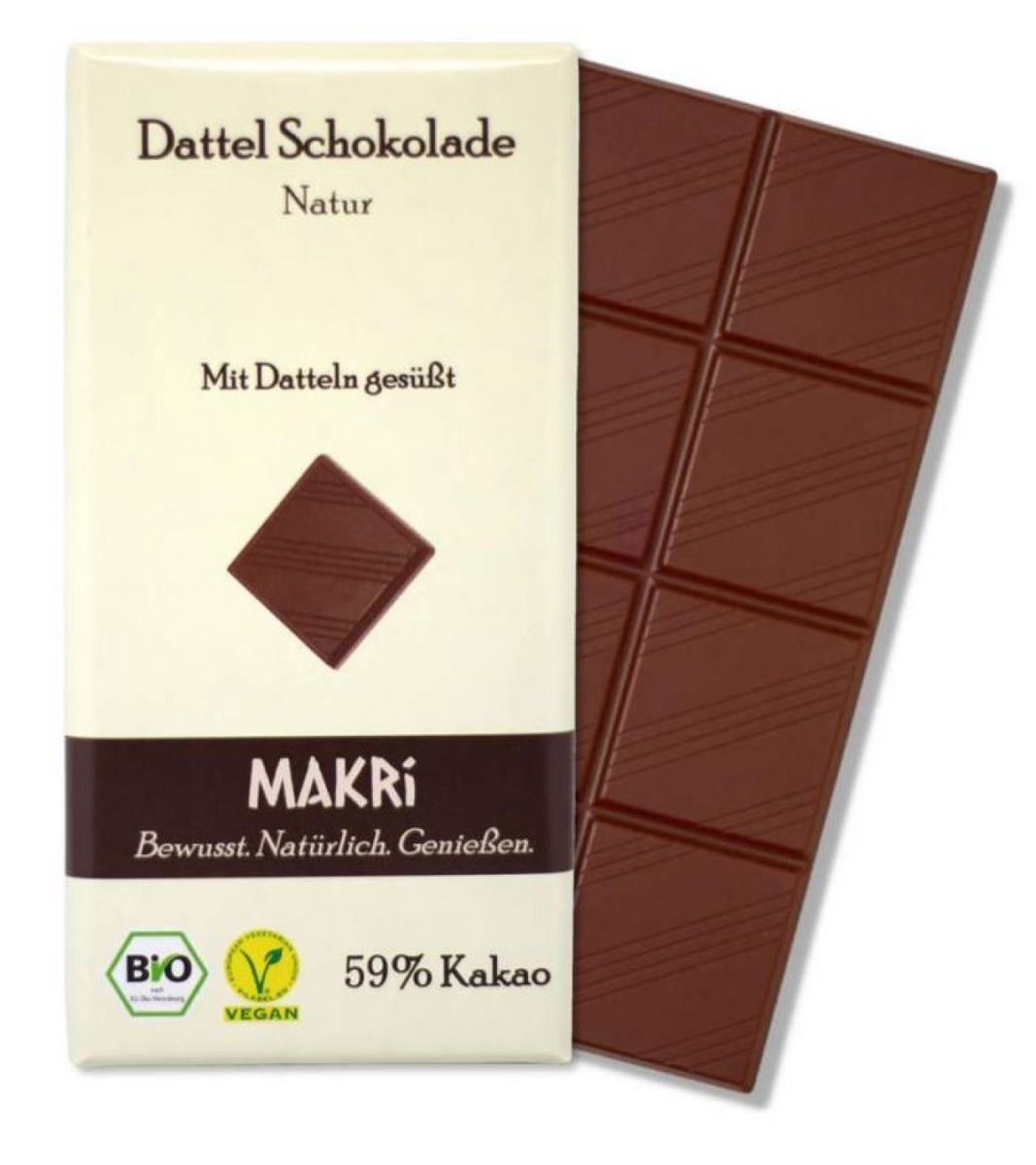 MAKRI Dattel Schokolade NATUR 59%
