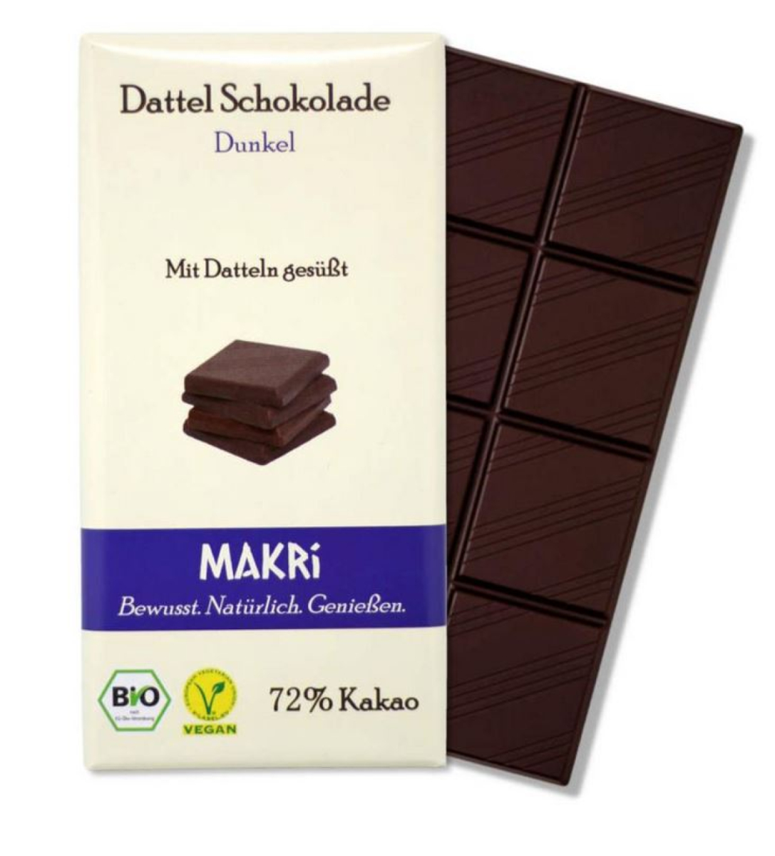 MAKRI Dattel Schokolade DUNKEL 72%