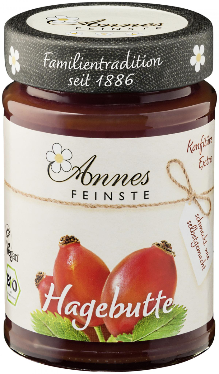 AnnesFeinste Hagebutten Konfitüre extra  225g