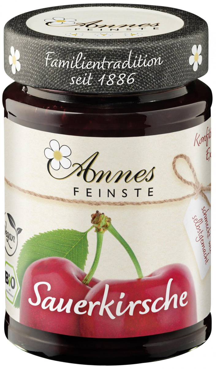 AnnesFeinste Sauerkirsch Konfitüre extra  225g