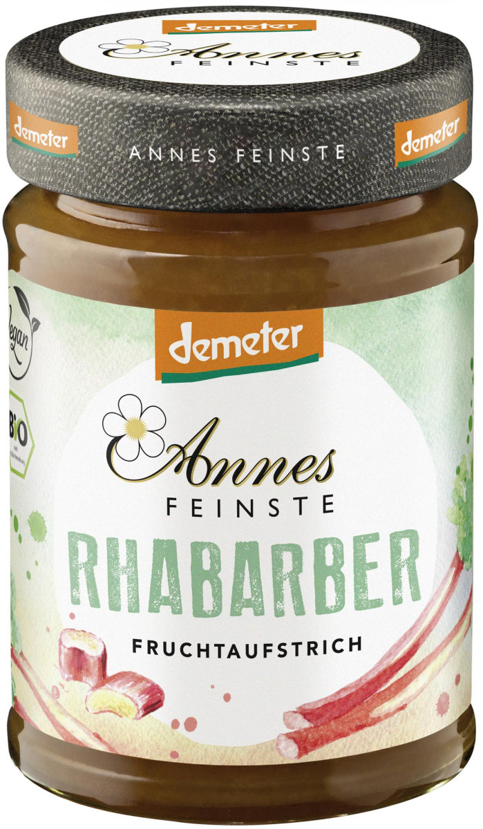 Annes Feinste Rhabarber Fruchtaufstrich  200g