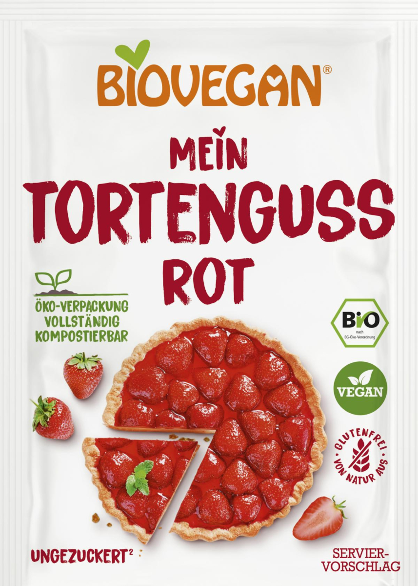 Bio Tortenguss rot  2x7g