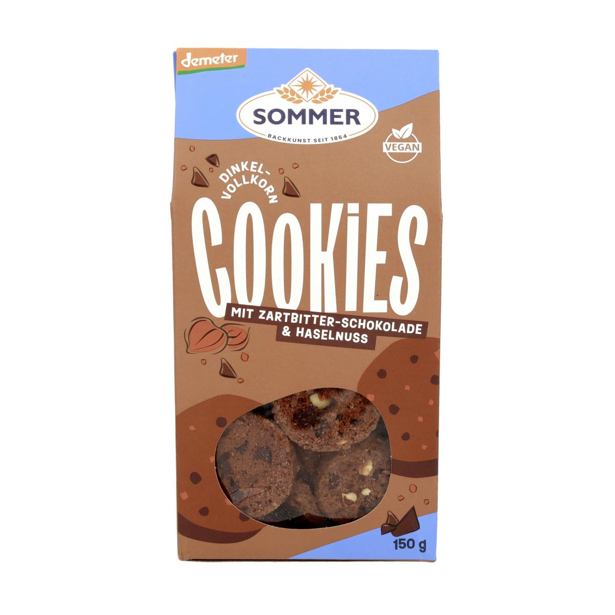 Demeter Dinkel Schoko-Cookies, vegan