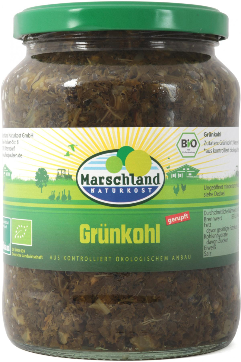 Bio Grünkohl 720ml im Glas