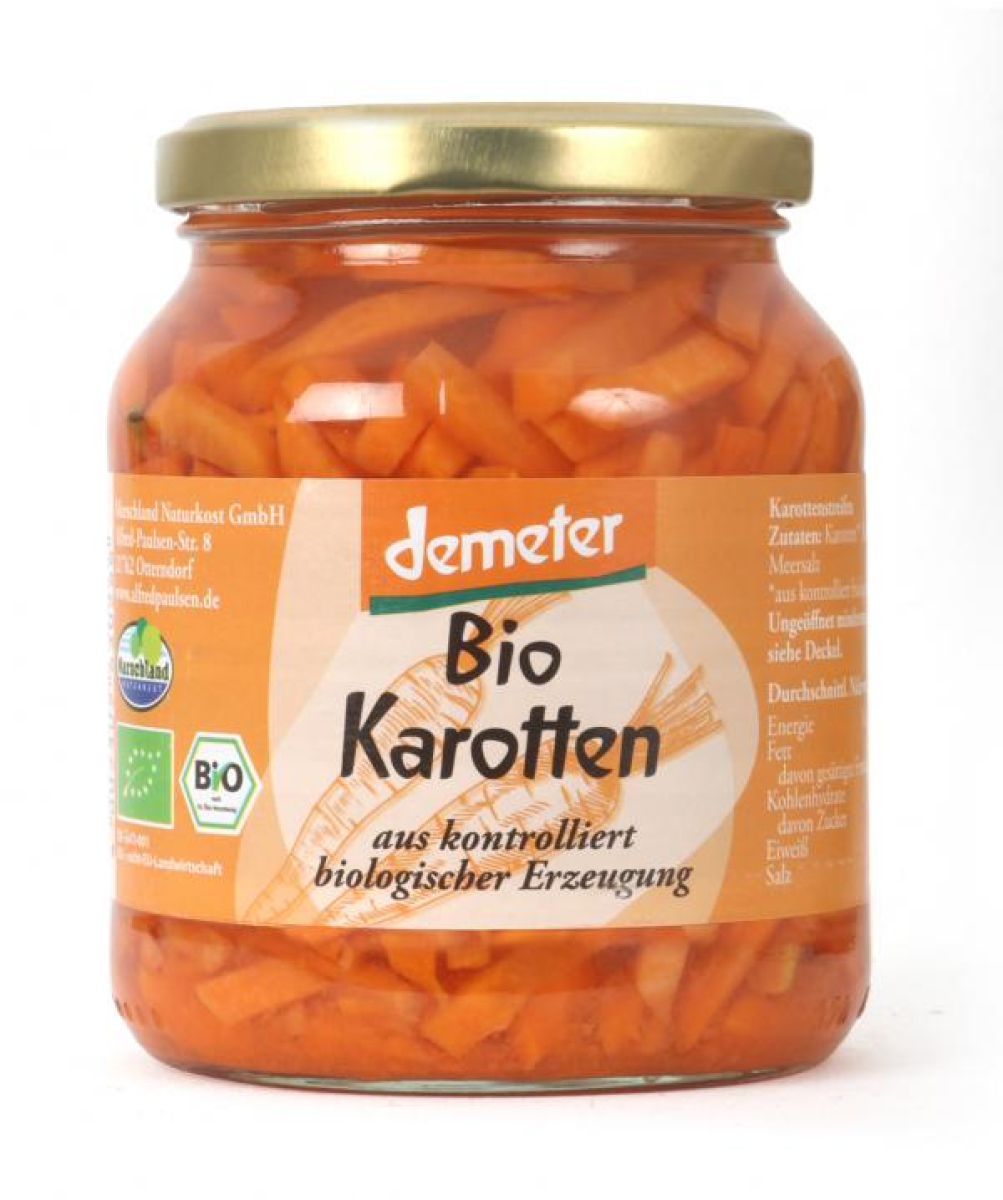 Karottenstreifen, Demeter  370ml ATG 190g
