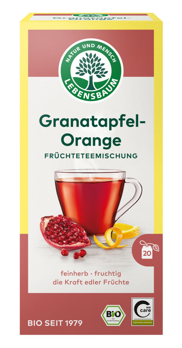 Granatapfel-Orangen Tee 20x2g