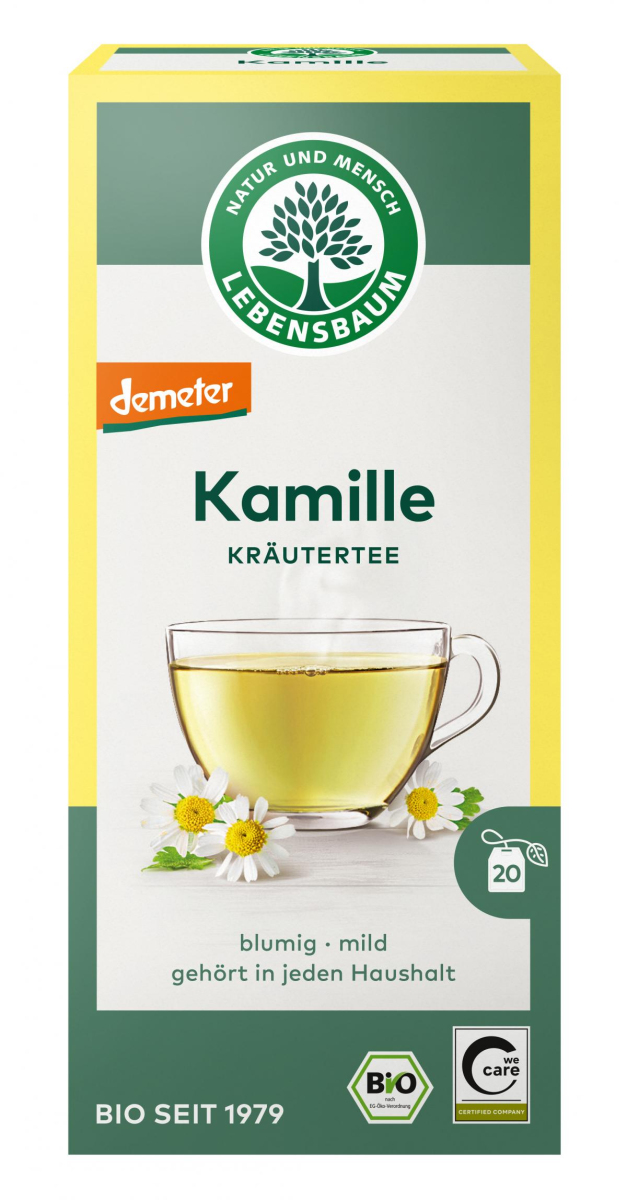 Kamillen-Tee im Aufgussbeutel