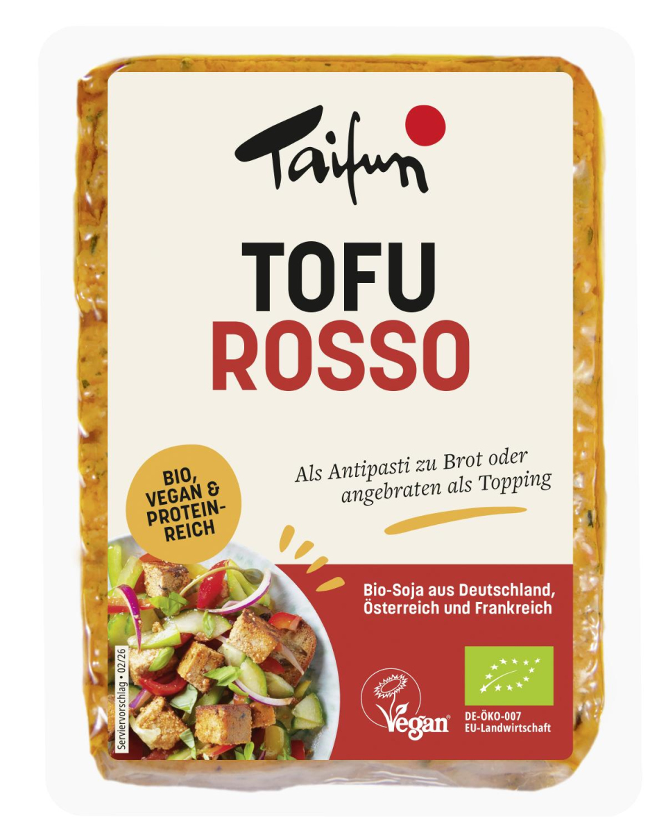 Tofu rosso mit frischen Gemüse  200g