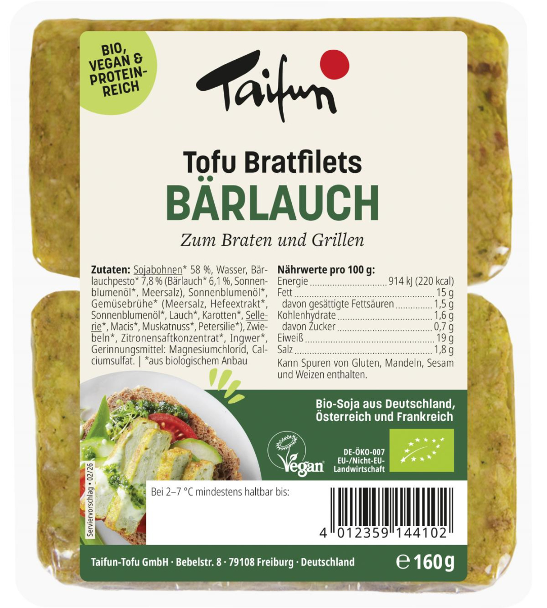 Bärlauch-Bratfilets 2x80g/160g