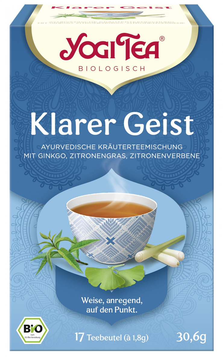 Yogi Klarer Geist Tee   17 Beutel