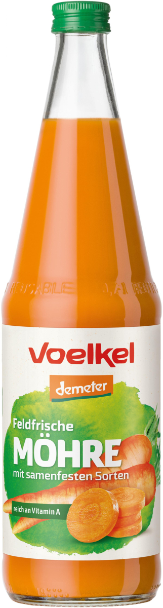 Möhrensaft, feldfrisch  0,7Ltr